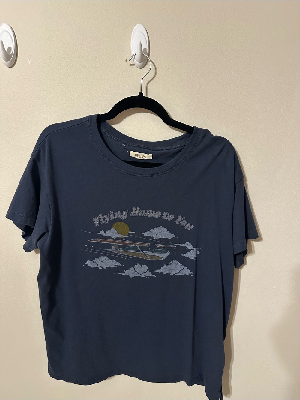 Madewell Navy Blue Crewneck Tee